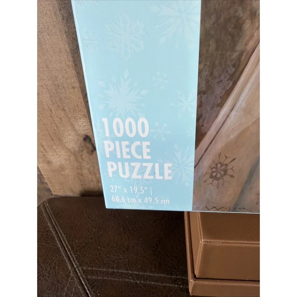 Disney Parks Frozen Anna Elsa Olaf 1000 Pc Jigsaw Puzzle Darren Wilson Sealed